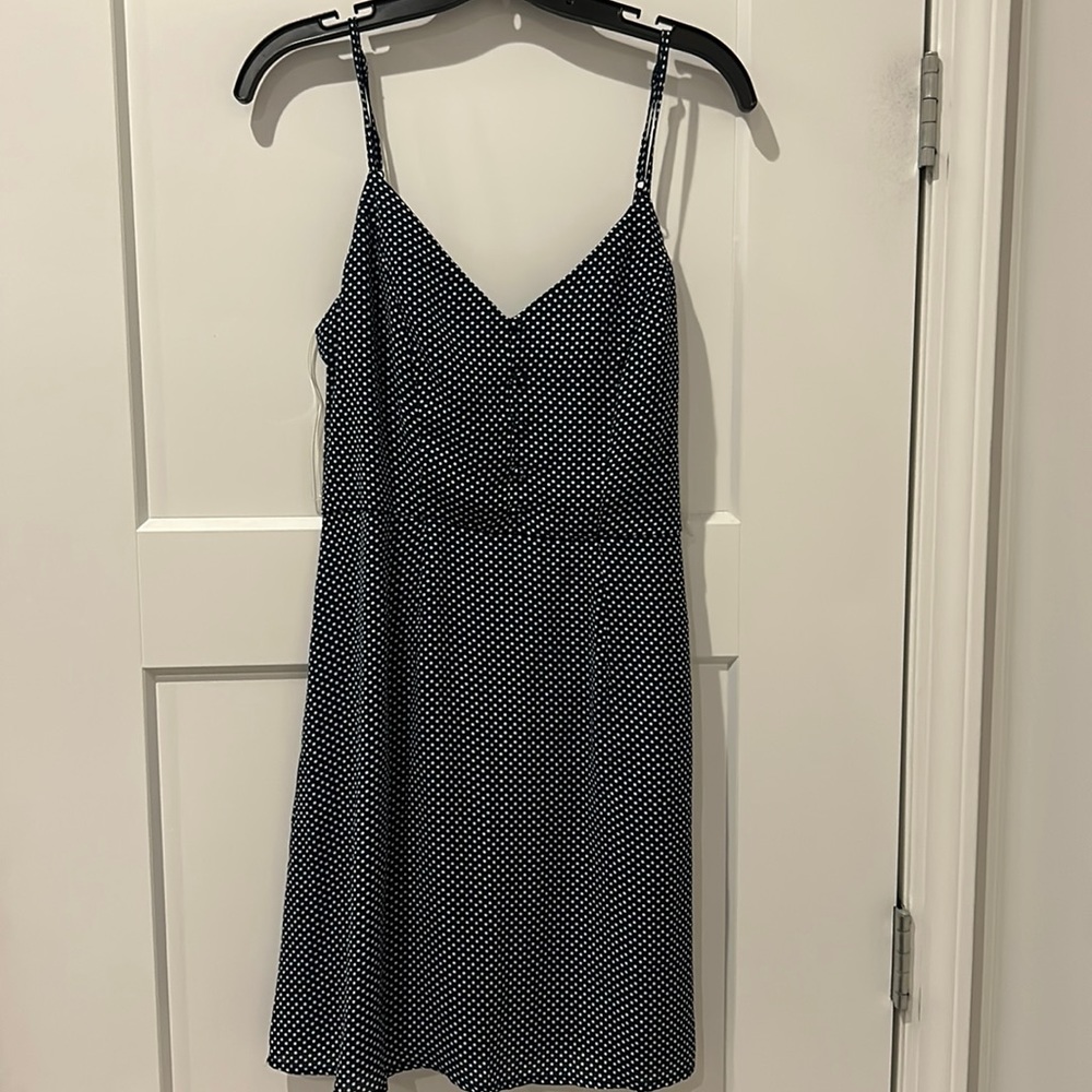 Polka dot mini dress
